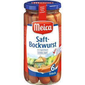 Saftbockwurst in Eigenhaut