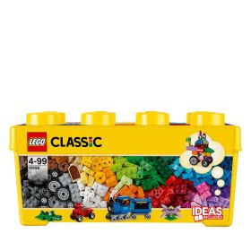 LEGO Classic 10696 Mittelgroße Bausteine-Box, Set mit Aufbewahrungsbox