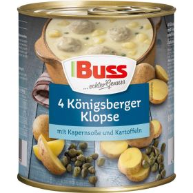 Königsberger Klopse mit Kapernsoße & Kartoffeln