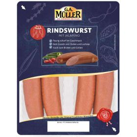 Original Frankfurter Rindswurst mit Jalapeno