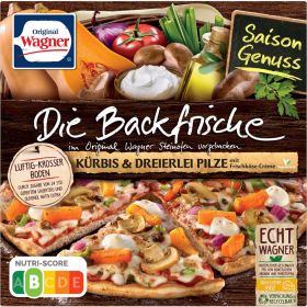 Pizza Backfrische Kürbis Pilze