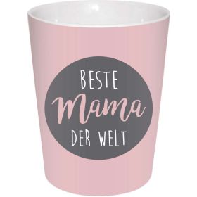 Kaffeebecher Beste Mama der Welt grau