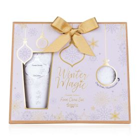 Geschenkset Winter Magic Fusspflege + Socken