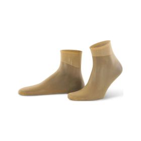 Socken Seidenfein 15 den, bronze, onesize