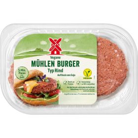 Vegane Mühlen Burger, Typ Rind