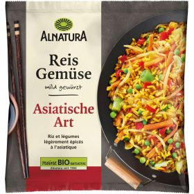 Bio Reis Gemüse Pfanne, Asiatische Art, tiefgekühlt