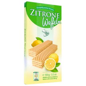 Waffeln mit Cremefüllung, Zitrone