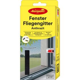 Fenster-Fliegengitter, anthrazit 130 x 150 cm