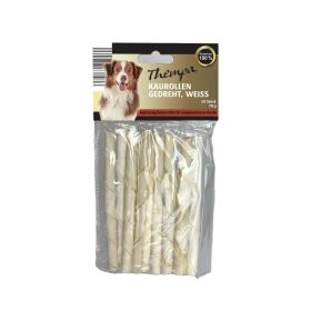 Link zu  Hunde-Snacks Kaurollen gedreht, weiss