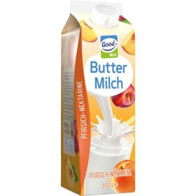 Fruchtbuttermilch Pfirsich-Nektarine