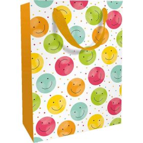 Geschenktasche 26 x 36 cm, Happy Smileys