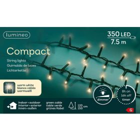 Compact Lichterkette, 350 LED 7,5 m