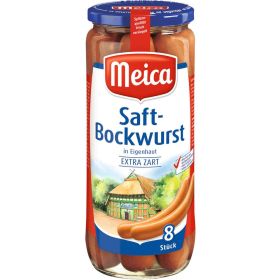 Saft-Bockwurst in Eigenhaut