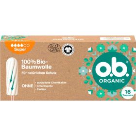 Tampons organic, Super