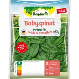 Babyspinat für Bowls & Smoothies