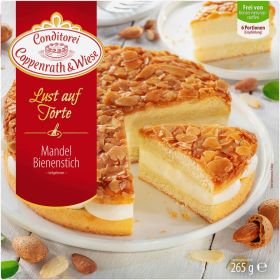 Torte Mandel Bienenstich, tiefgekühlt