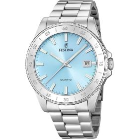Link zu  Damen-Armbanduhr F20428/B silber/hellblau