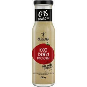 Mr. Low & Co. Salatdressing 0 % Sugar & Fat, je 240 ml