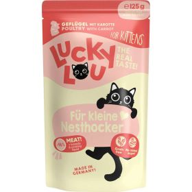 Katzen-Nassfutter Kitten, Geflügel mit Karotte