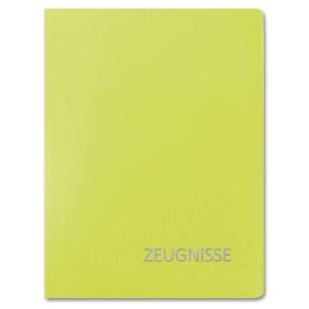 Zeugnismappe Basic,Grün