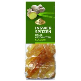 Ingwer-Spitzen, glasiert