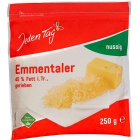 Emmentaler Käse, gerieben