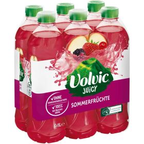 Sommerfrüchte Mineralwasser Juicy , Naturelle (6x 1,000 Liter)