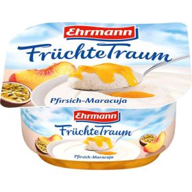 Fruchtquark Früchtetraum, Pfirsich-Maracuja