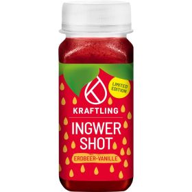 Ingwer Shot, Erdbeer-Vanille