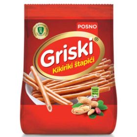 Salzstäbchen Griski, mit Erdnusscremefüllung