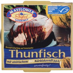 Thunfisch in Kürbiskernöl