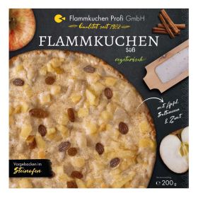 Flammkuchen süß mit Äpfeln, tiefgekühlt