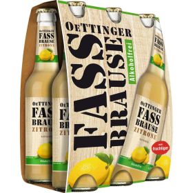 Link zu  Biermischgetränk Fassbrause, Zitrone, alkoholfrei (6x 0,330 Liter)