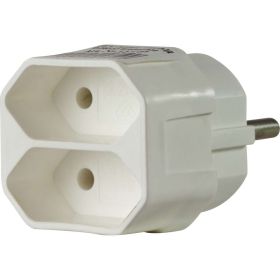 Steckdosenadapter Euro 2fach