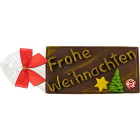 Marzipan Tafel, Frohe Weihnachten