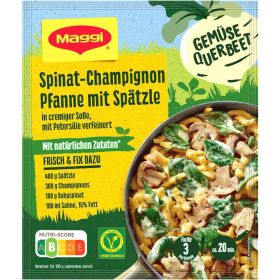 Fix Spinat Champignon Pfanne