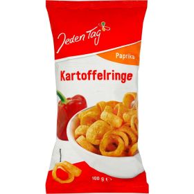 Kartoffelringe mit Paprika