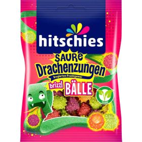 Hitschies Saure Drachenzungen, brizzl Bälle