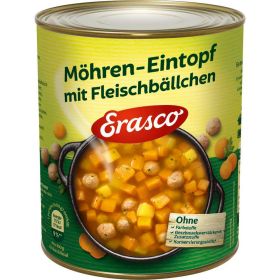 Möhren-Eintopf mit Fleischbällchen