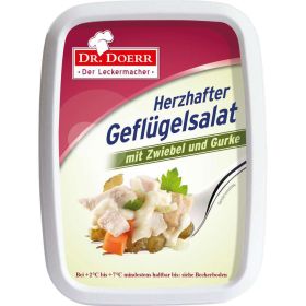 Geflügelsalat, Zwiebel & Gurke