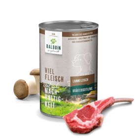 Link zu  Hunde-Nassfutter, Lamm/Kräuterseitling