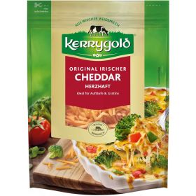 Herzhafter Irischer Cheddar-Käse, gerieben